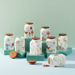 Butterfly Meadow Assorted Spice Jars, Set Of 4