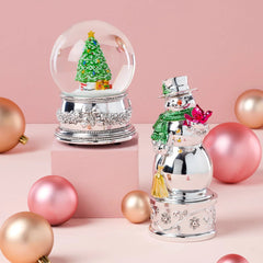 Tree Musical Snow Globe