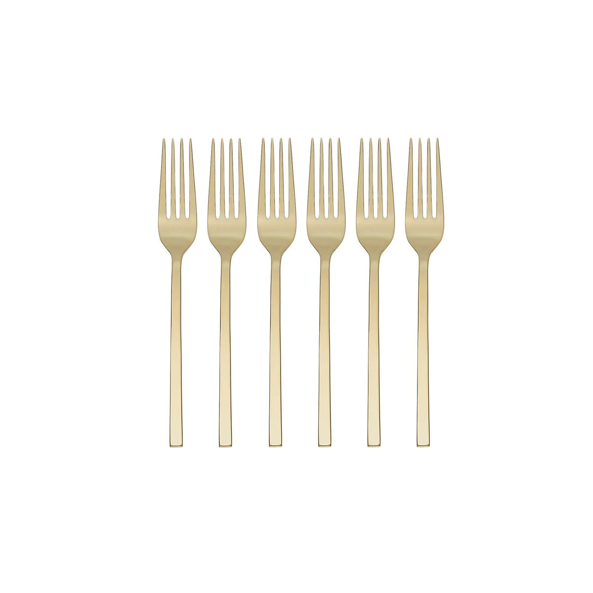 Allay Champagne Dinner Forks, Set of 6