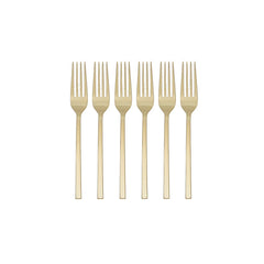 Allay Champagne Dinner Forks, Set of 6