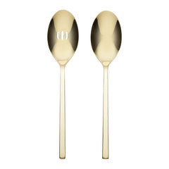 Allay Champagne 2-Piece Serving Spoons