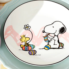 Peanuts Easter Snoopy 4-Piece Accent Plates Set