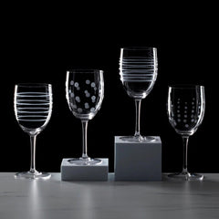 Mingle Stemless Wine Glasses, Set of 4
