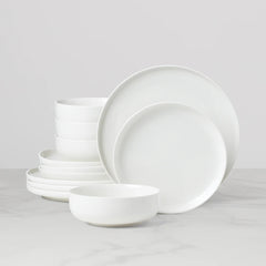 24 Seven White 12-Piece Dinnerware Set