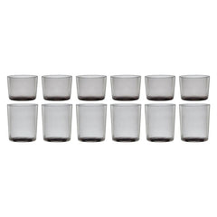 Stackables Smoke Short & Tall Glasses 12-Piece Set