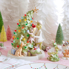 Merry Grinchmas Grinchie Lit Figurine