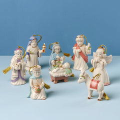 First Blessings Nativity 8-Piece Ornament Set