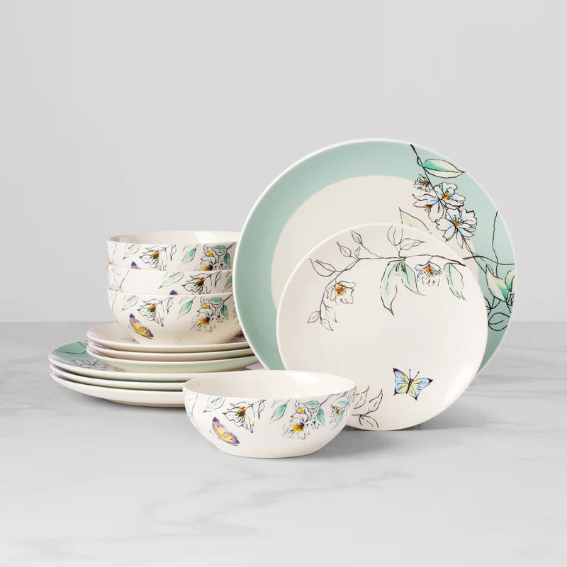 Botanica 12 Piece Dinnerware Set