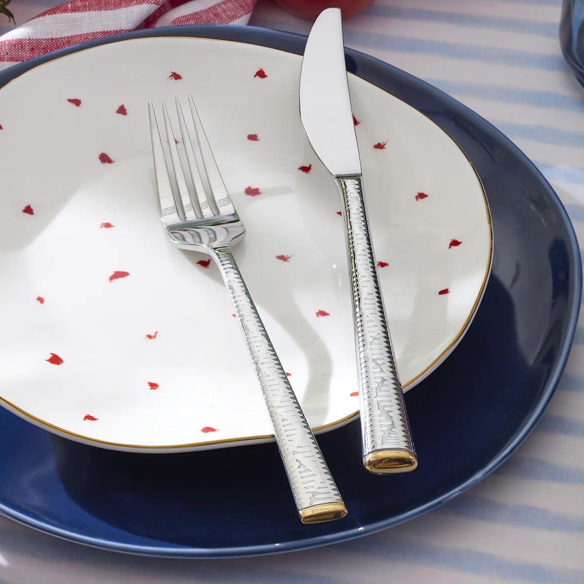Garnet Bay Dessert Plates, Set Of 4