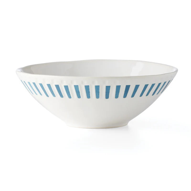 Artisanal Stripe Serving Bowl