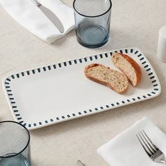 Artisanal Stripe Hors d'Oeuvres Tray