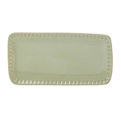 Artisanal Stripe Green Hors d'Oeuvres Tray