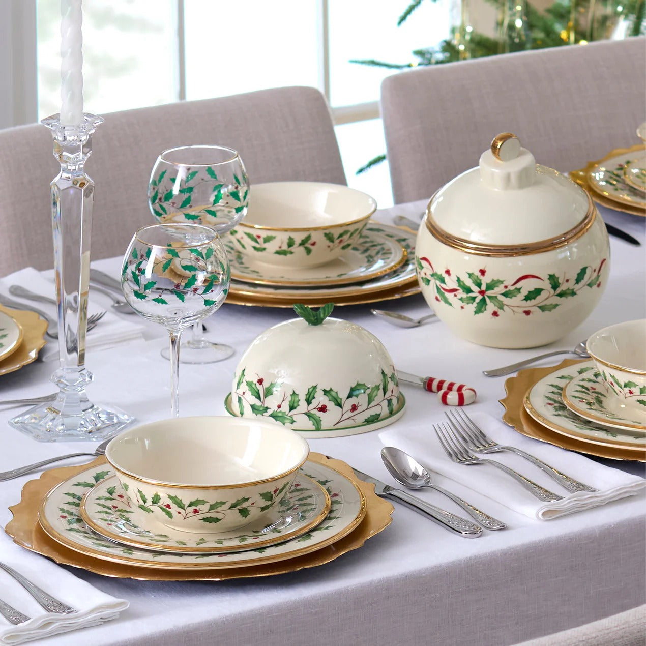 Holiday Dw Pl Setting Bowls, Set Of 4