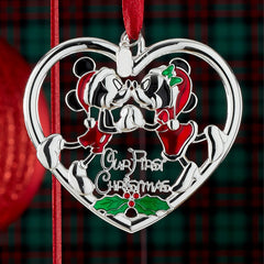 2025 Our 1st Christmas Mickey & Minnie Mouse Ornament