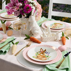 Bunny Accent Plates, Set Of 4