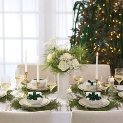 French Perle Scallop White 12-Piece Dinnerware Set