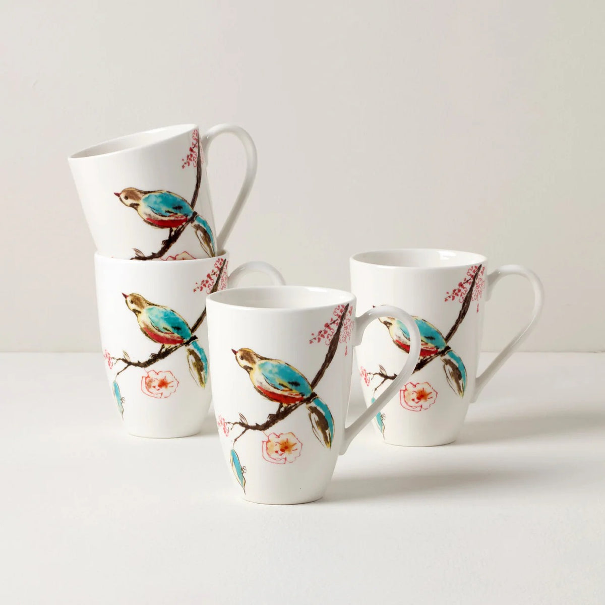 Chirp Mugs, Set Of 4