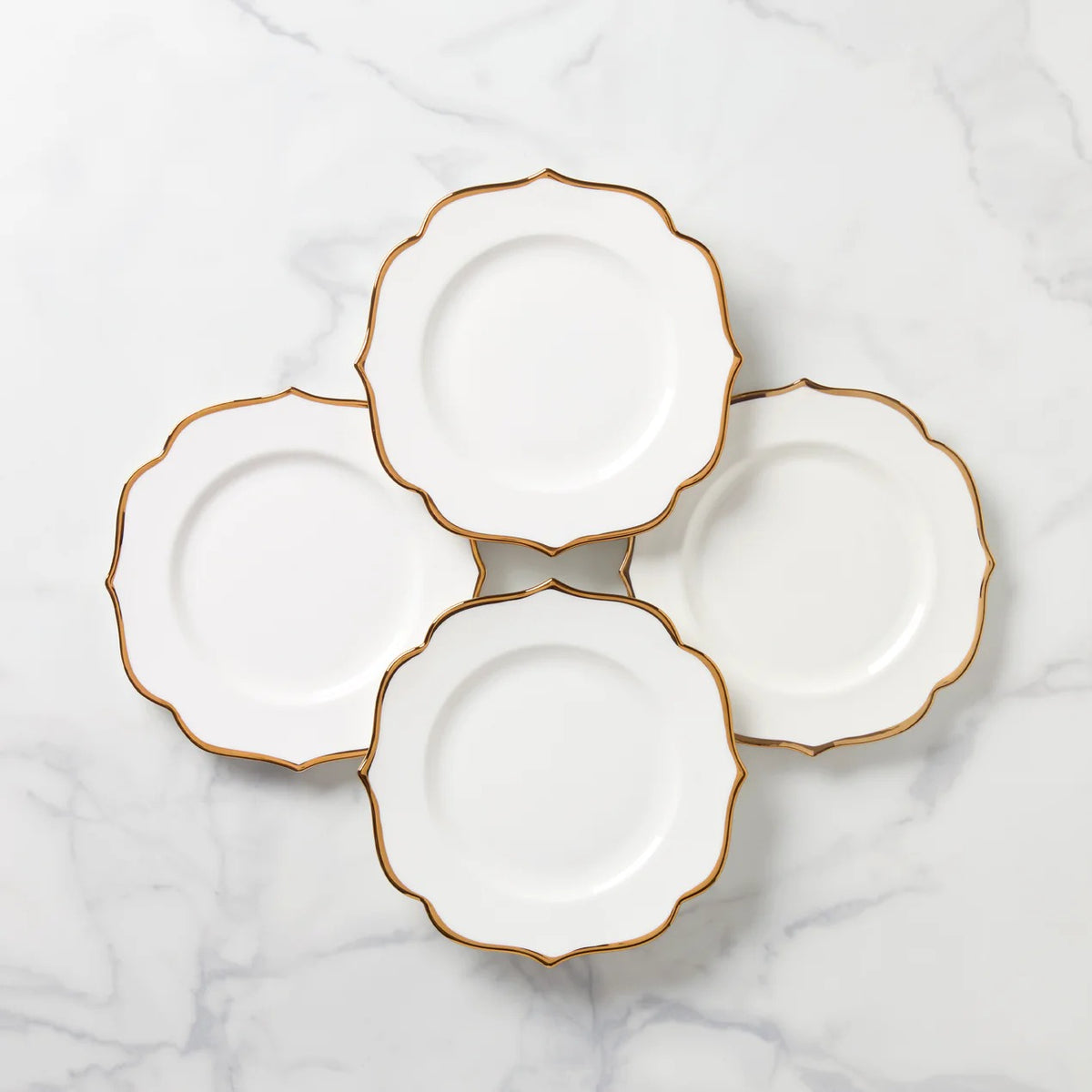 Contempo Luxe Accent Plates, Set Of 4