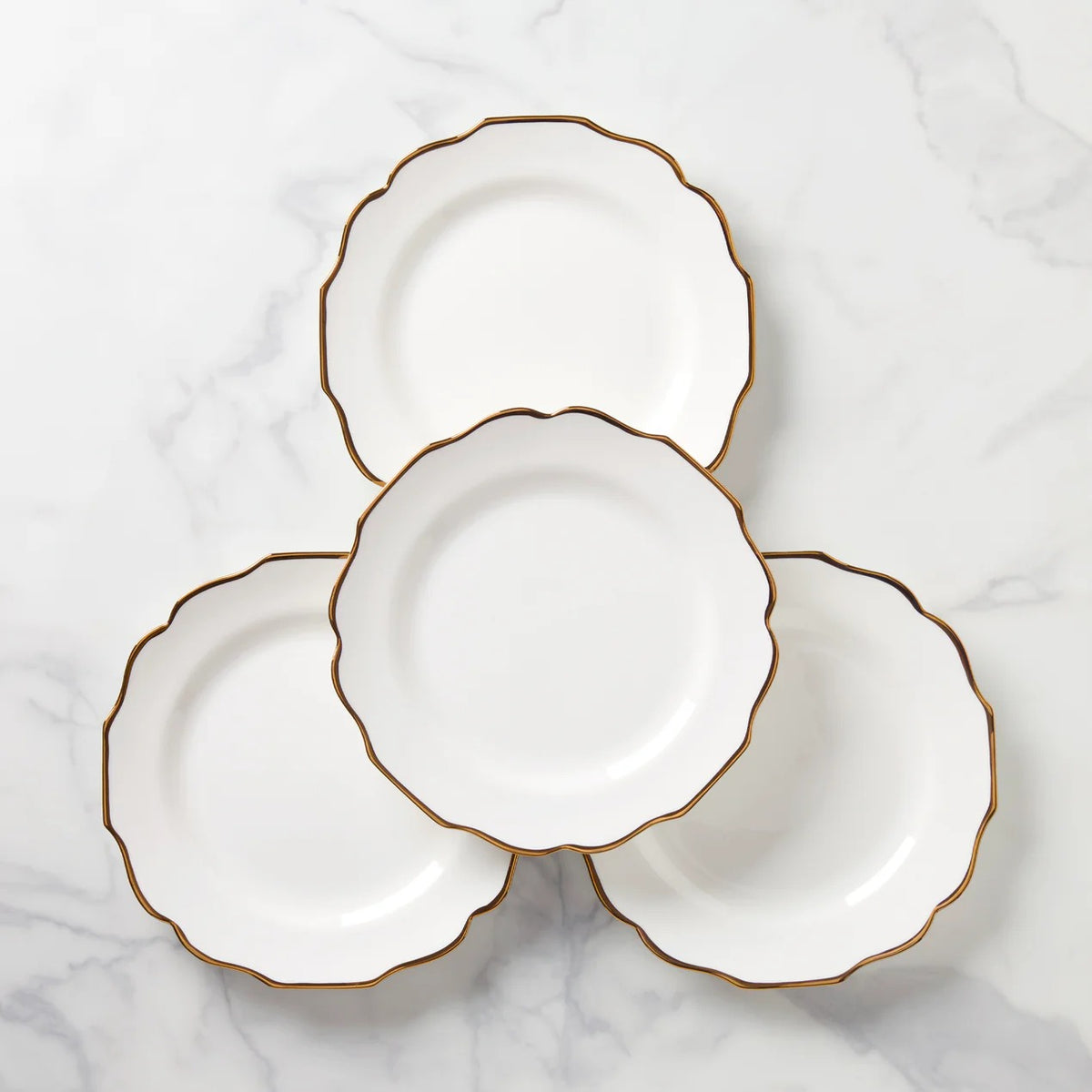 Contempo Luxe Dinner Plates, Set Of 4