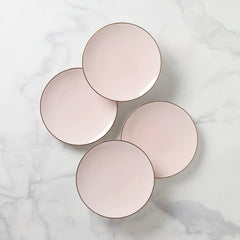Trianna Coupe Salad Plates, Set Of 4