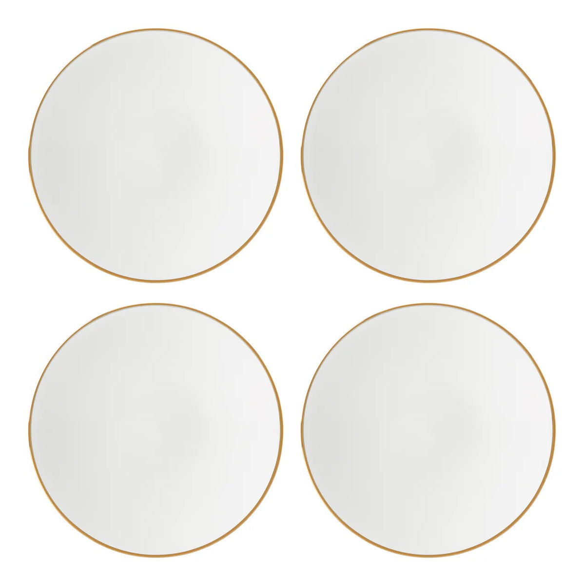 Trianna Coupe Salad Plates, Set Of 4
