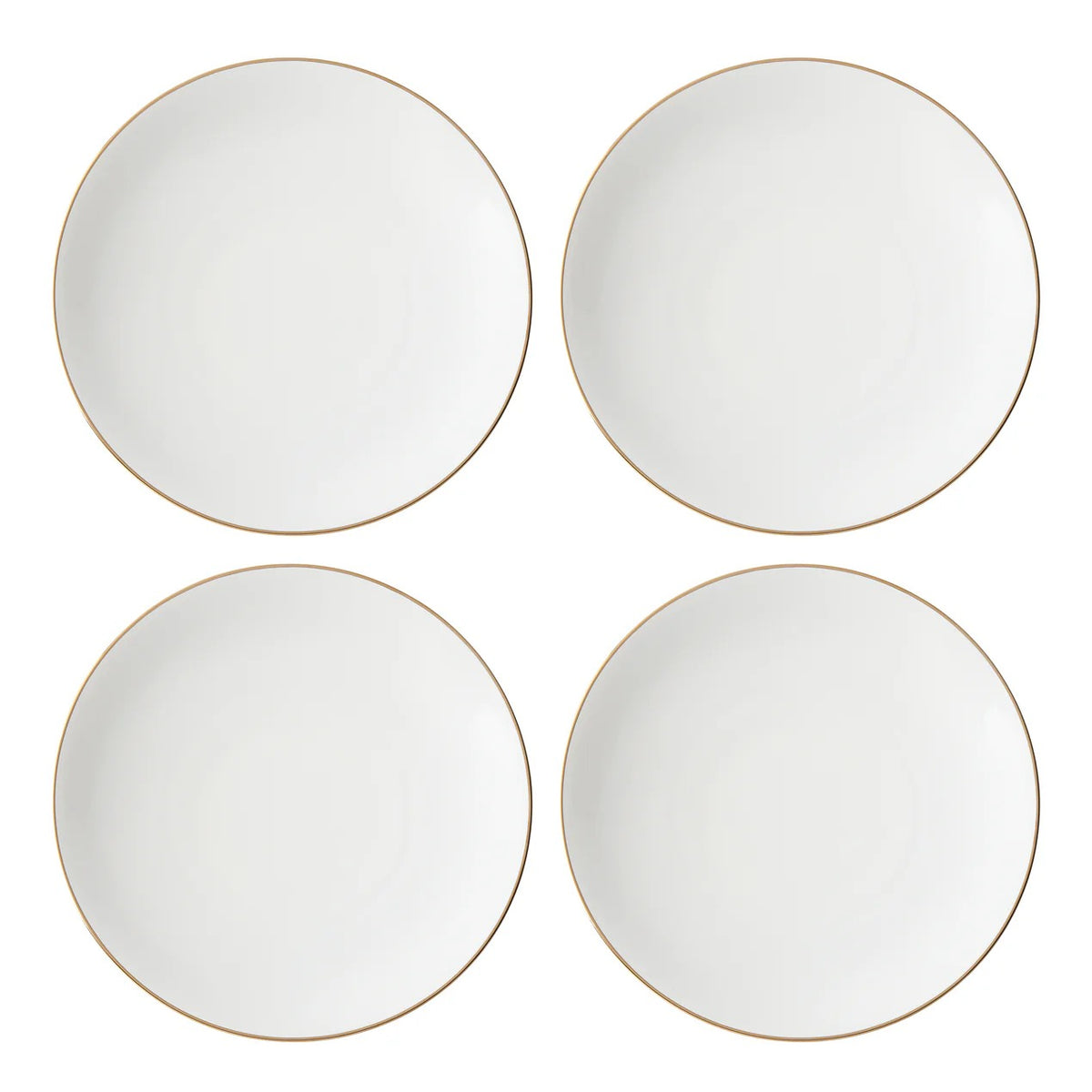 Trianna Coupe Dinner Plates, Set Of 4