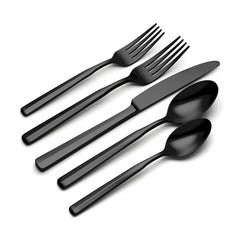 Ryder Black 20-Piece Flatware Set