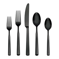 Ryder Black 20-Piece Flatware Set