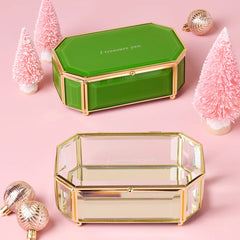 "I Treasure You" Clear Jewelry Box