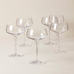 Tuscany Classics Angled Coupes, Set Of 6