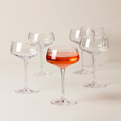 Tuscany Classics Angled Optic Coupes, Set Of 6