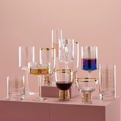 Tuscany Classics Iridescent Set Of 4 Glasses - Red Wine