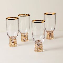 Tuscany Classics Gold Frost All-Purpose Glasses, Set Of 4