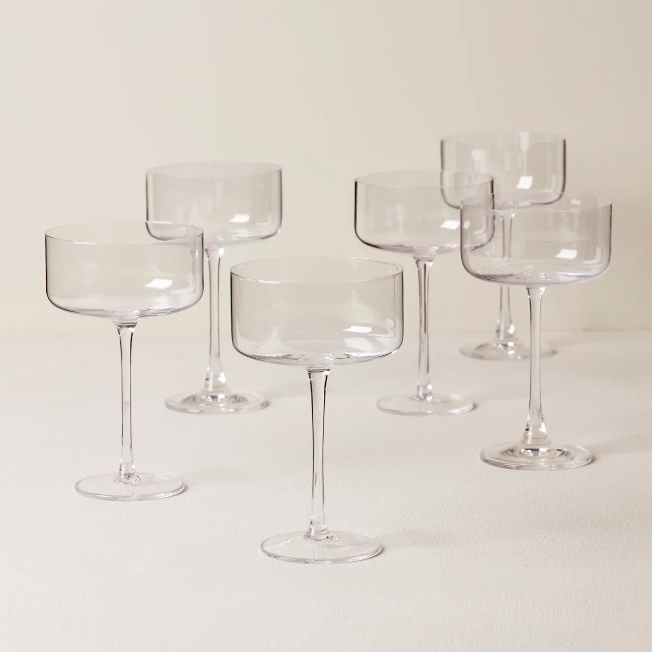 Tuscany Classics Straight Coupes, Set Of 6
