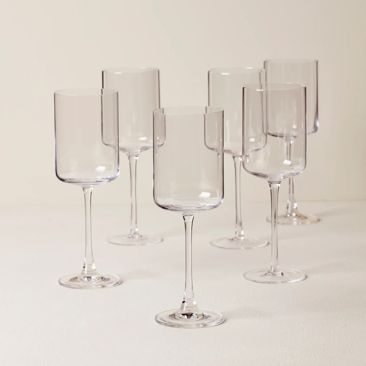 Tuscany Classics Straight Set Of 6 Wine Glasses - Red