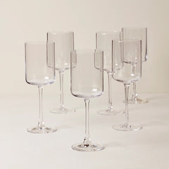 Tuscany Classics Straight Set Of 6 Wine Glasses - Red