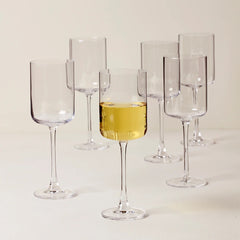 Tuscany Classics Straight Set Of 6 Wine Glasses - White