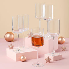 Tuscany Classics Straight Set Of 6 Wine Glasses - White