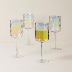 Tuscany Classics Iridescent Set Of 4 Glasses - White Wine