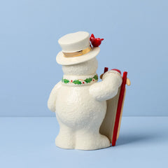 2025 Snowman With Sled Figurine