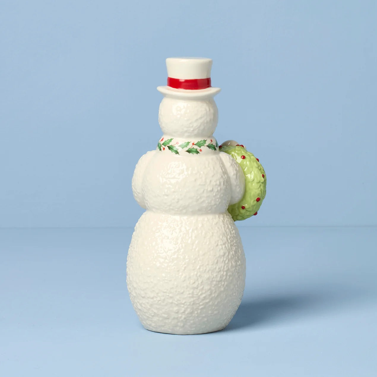 2025 Snowman With Wreath Figurine