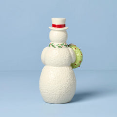 2025 Snowman With Wreath Figurine