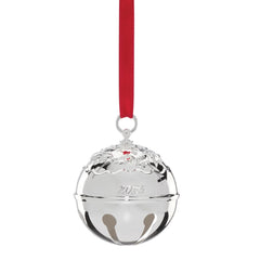 2025 Holly Bell Silverplate Ornament, 50th Edition