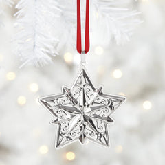 2025 Annual Star Sterling Silver Ornament, 9th Edition