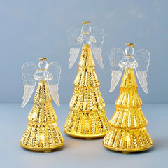 Radiant Light Lit Angel 3 Piece Set