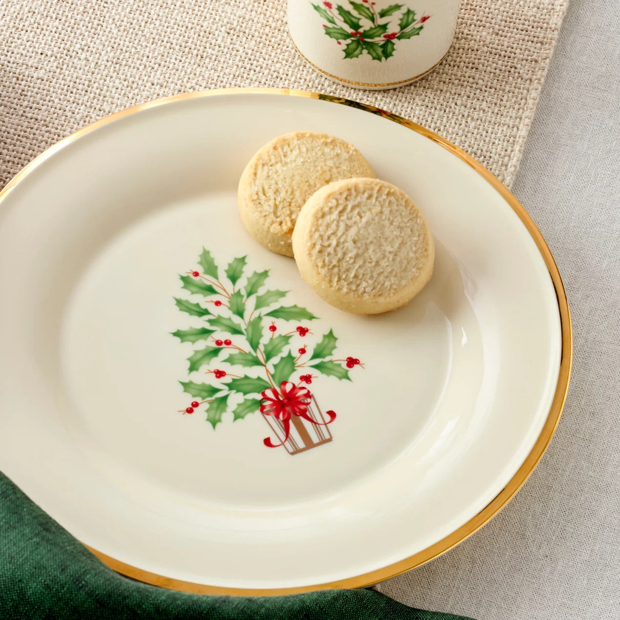 Holiday Tree Accent Plates; Set Of 4
