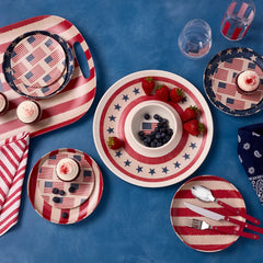 Vintage Americana Handled Serving Tray