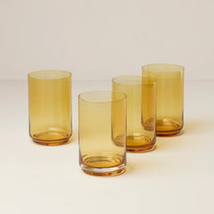 Tuscany Classics Stackable Coolers, Set Of 4, Amber