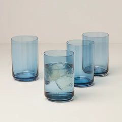 Tuscany Classics Stackable Coolers, Set Of 4, Blue