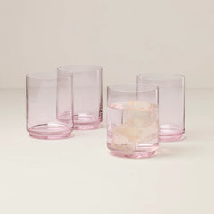 Tuscany Classics Stackable Tall Glasses, Set Of 4, Blush